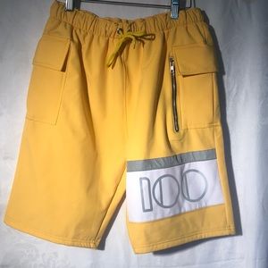 SIMPLY 100 NYLON SHORTS (FLEECE LINED) NWOT